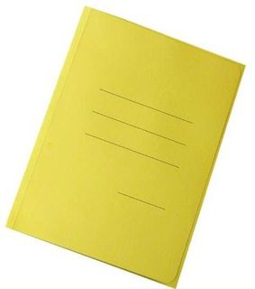 CARTELLE MANILLA 3 LEMBI RUBINO GIALLE (CONF.50) 150 GRAMMI FORMATO 25X33,5