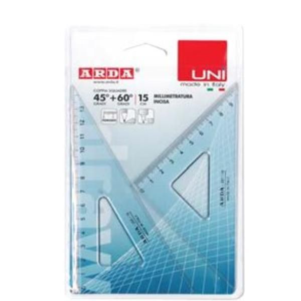 ARDA - Set di righelli - 2 pezzi