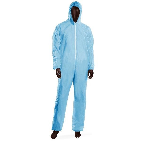 AJSIA CF50 TUTA HOOD 40 AZZURRO XL