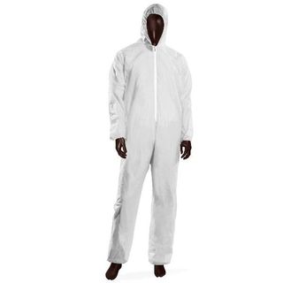 AJSIA CF50 TUTA HOOD 40 BIANCO 3XL