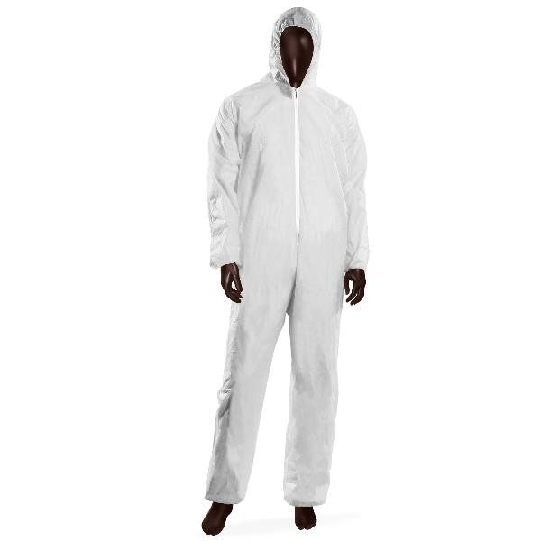 AJSIA CF50 TUTA HOOD 40 BIANCO 3XL