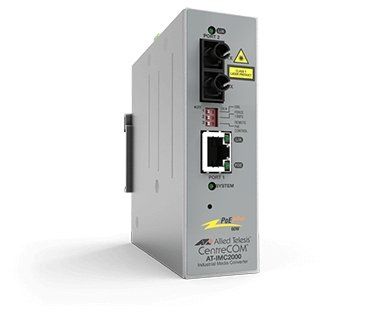 ALLIED TELESIS TAA 10/100TX POE+ MEDIA CONVERT