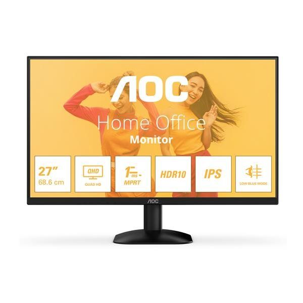 AOC B3 Q27B35E, 68,6 cm (27?), 2560 x 1440 Pixel, Quad HD, LED, 4 ms, Nero