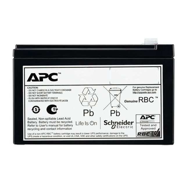APC - Batteria UPS - 6 batteria x - valve regulated lead-acid (VRLA) - 9 Ah - 0U