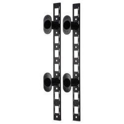APC - Pannello di gestione cavi rack - nero - 0U - per P/N: AR3106SP, SMX1000C,…