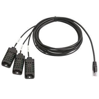 APC Easy Rack - Sensore termico e di umidità del rack PDU - nero