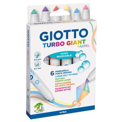 CF6PENNARELLI TURBO GIANT PASTELLO SUPER LAVABILE INCHIOSTRO BASE ACQUA CAPPUCC…