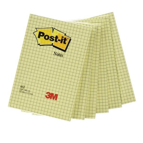 CF6POST-IT LARGENOTE 102X152 QUA