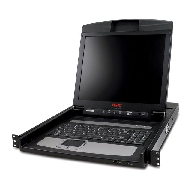 APC LCD Console - Console KVM - 17" - montabile in rack - 1280 x 1024 @ 75 Hz -…
