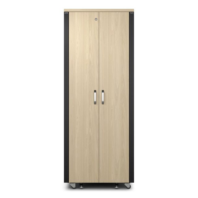 APC NetShelter - Rack (orizzontale) - insonorizzato - 230 V c.a. V - acero - 38…