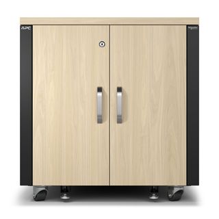 APC NetShelter - Rack (verticale) - insonorizzato - AC 100-230 V - acero - 12U …