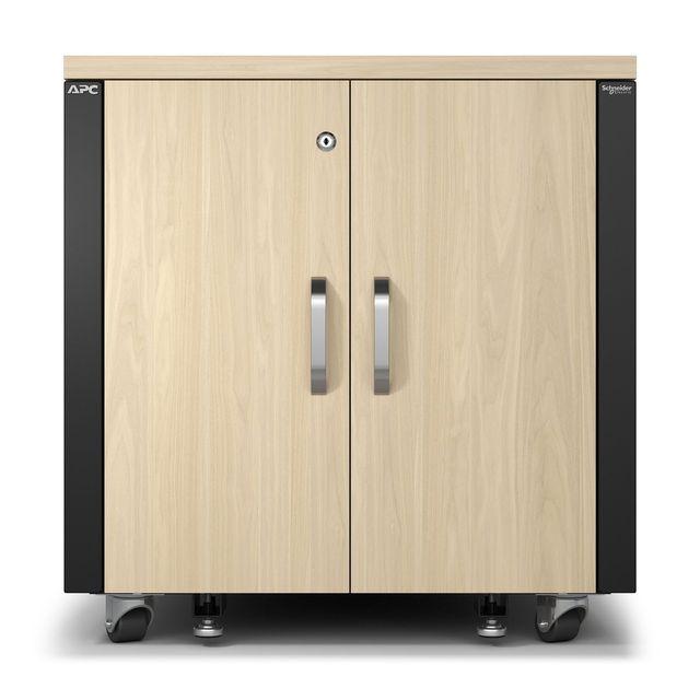 APC NetShelter - Rack (verticale) - insonorizzato - AC 100-230 V - acero - 12U …