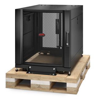 APC NetShelter SX - Rack cabinet - nero - 12U - 19" - per P/N: SURT48RMXLBP