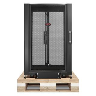 APC NetShelter SX - Rack cabinet - nero - 18U - 19" - per P/N: SURT48RMXLBP