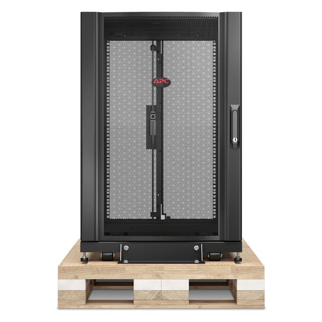 APC NetShelter SX - Rack cabinet - nero - 18U - 19" - per P/N: SURT48RMXLBP