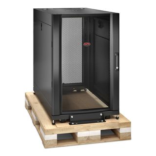 APC NetShelter SX - Rack cabinet - nero - 18U - 19" - per P/N: SURT48RMXLBP