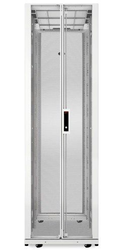 APC NetShelter SX Deep Enclosure with Sides - Rack cabinet - bianco - 42U - 19"