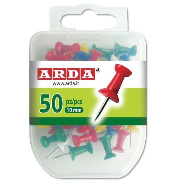 ARDA SPILLI CLESSIDRA GAMBO 1 CM COLORI ASSORTITI CONF 50 Pz.