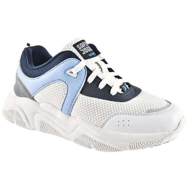 Calzatura bassa Sloan O1 LOW - numero 36 - bianco/azzurro - Safety Jogger