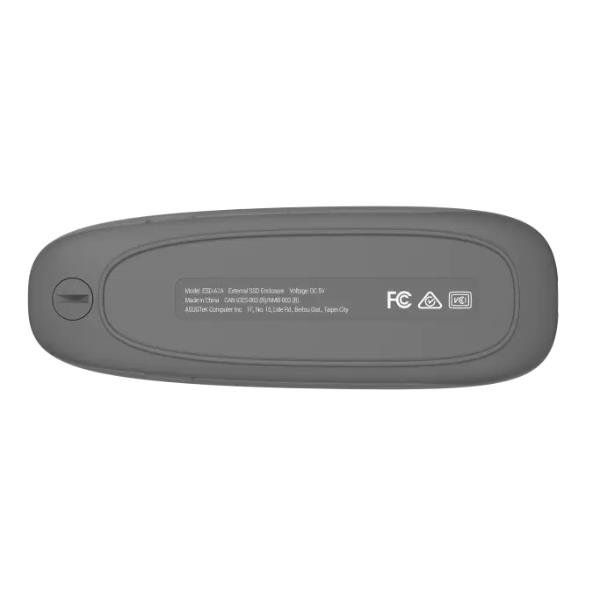 ASUS COBBLE GREY Ã¨ UN <B>BOX ESTERNO SSD</B> PORTATILE E RESISTENTE PER <B>M.2…