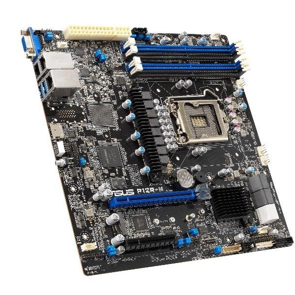 ASUS P12R-M - Scheda madre - micro ATX - zoccolo LGA1200 - C252 Chipset - USB 3…