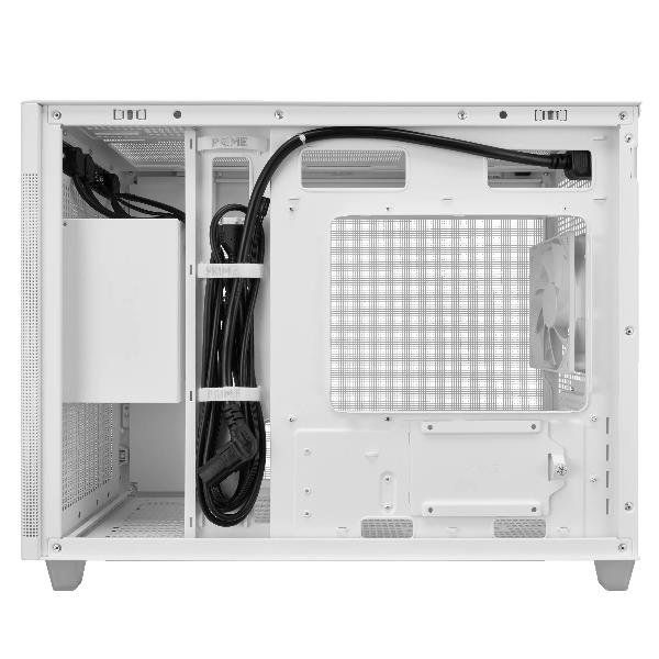 ASUS Prime AP201 - Tower piccolo - micro ATX - senza alimentazione - bianco - U…