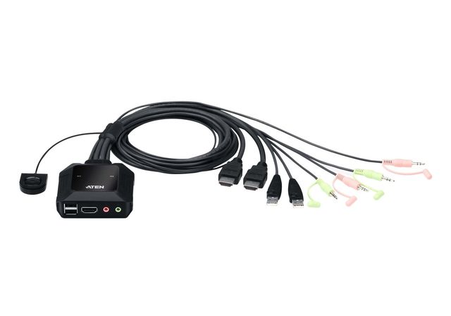 ATEN 2 USB TRUE 4K HDMI CABLE KWM Q20
