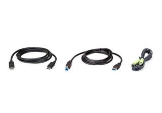 ATEN 2L-7D02UDPX3 cavo per tastiera, video e mouse Nero 1,8 m