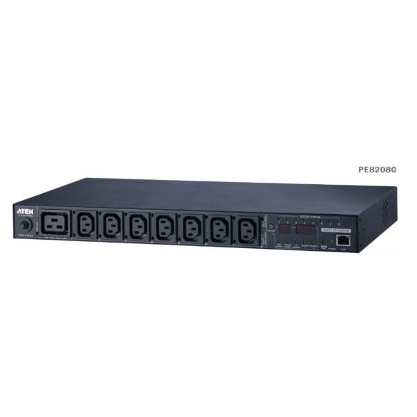 ATEN 8-OUTLET 1U ECO PDU METERED AND SW