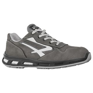 Calzatura di sicurezza Kick S3 - pelle nabuk naturale - taglia 39 - grigio - U-…