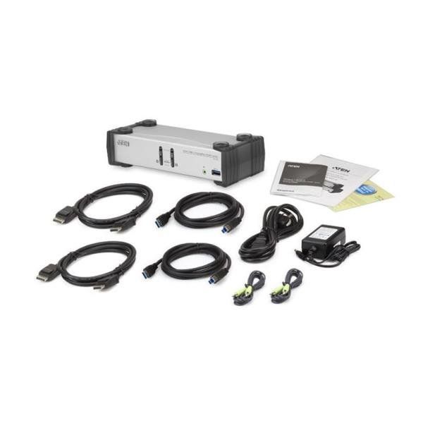ATEN CS1912 KVMP Switch - Switch KVM / audio / USB - 2 x KVM / audio / USB - 1 …