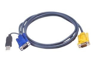 ATEN Cavo KVM USB con SPHD 3 in 1 e convertitore PS/2 a USB integrato – 6 m - 6…