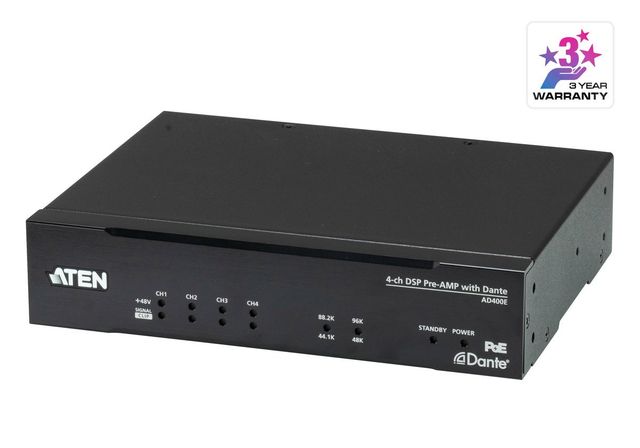ATEN DSP MIXER WITH 4-CH ANALOG INPUT