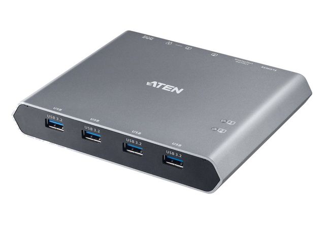 ATEN US3311 switch per keyboard-video-mouse (kvm) Argento