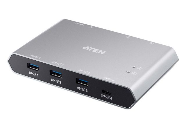 ATEN US3342 switch per keyboard-video-mouse (kvm) Argento