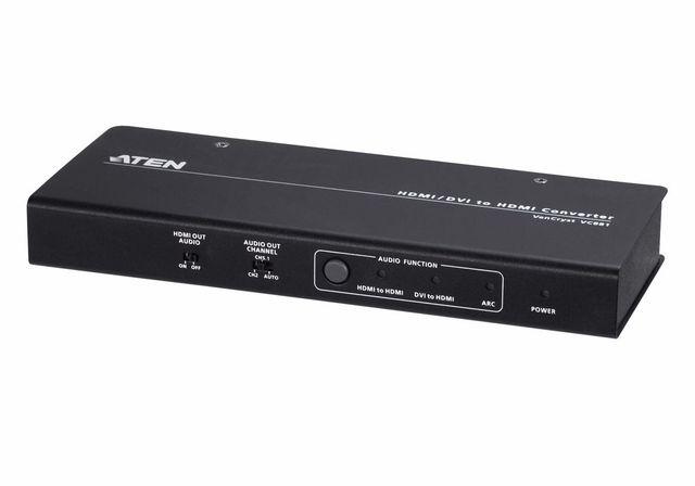 ATEN VC881-AT-G moltiplicatore AV Ripetitore AV Nero
