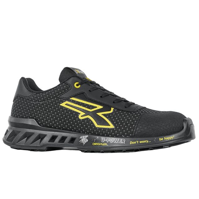 Calzatura di sicurezza Matt - S3 SRC CI ESD RedLeve - numero 43 - nero/giallo -…