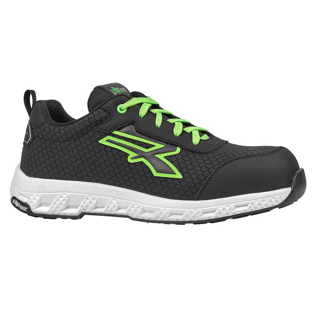 Calzatura di sicurezza Mitch Red Ego S3S ESD - numero 42 - nero/verde - U-Power