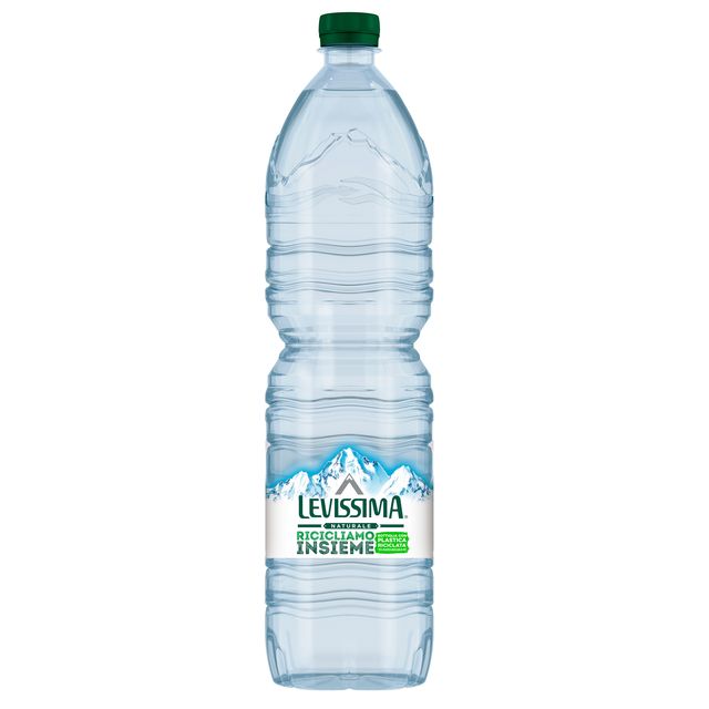 Acqua naturale - 1,5 L - bottiglia 25 RPET - Levissima