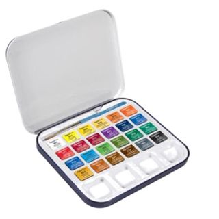 Acquerelli Aquafine - colori assortiti - Daler Rowney - scatola metallo 24 acqu…