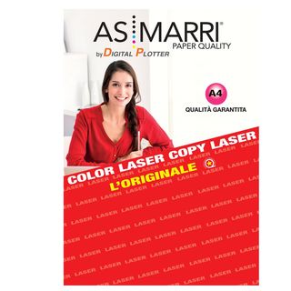 Adesivo poliestere - stampa laser - A3 - 100 fogli - trasparente permanente luc…