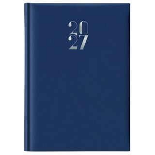 Agenda giornaliera 2027 Egadi s/d separati copertina gommata 14,3x20,5 cm blu -…