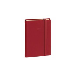 Agenda giornaliera 2027 Quo Vadis Daily 17 Prestige Silk 12x17 cm rosso 3760162…