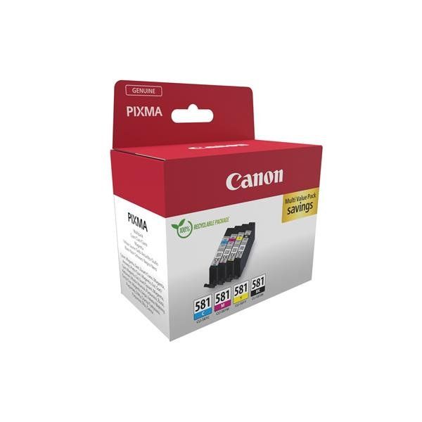Canon - Cartuccia ink Multipack - BK/C/M/Y - CL-581 - 2103C006