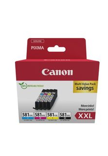 Canon - Cartuccia ink Multipack - BK/C/M/Y - CL-581XXL - 1998C007