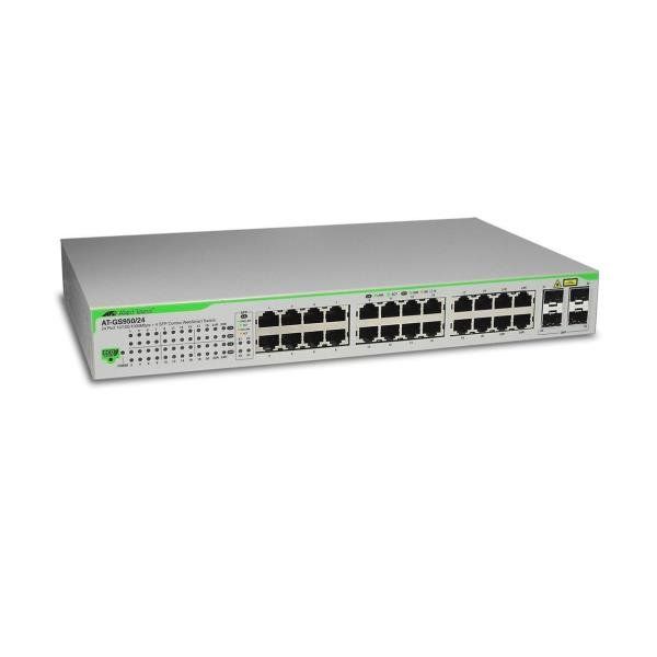 Allied Telesis AT GS950/24 WebSmart Switch - Switch - gestito - 24 x 10/100/100…