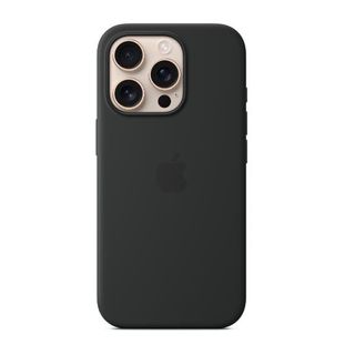Apple - Cover per cellulare - compatibile MagSafe - silicone - nero - per iPhon…