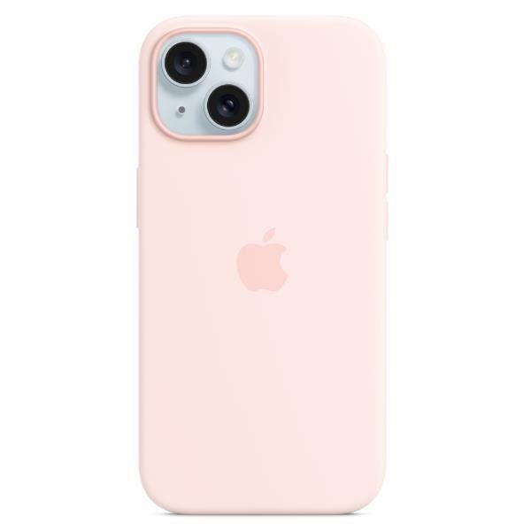 Apple - Cover per cellulare - compatibile MagSafe - silicone - rosa chiaro - pe…