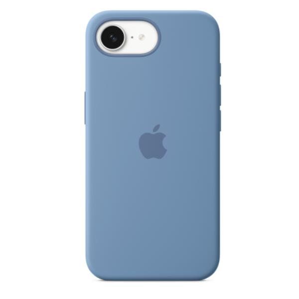 Apple Custodia in silicone per iPhone 16e - Blu inverno