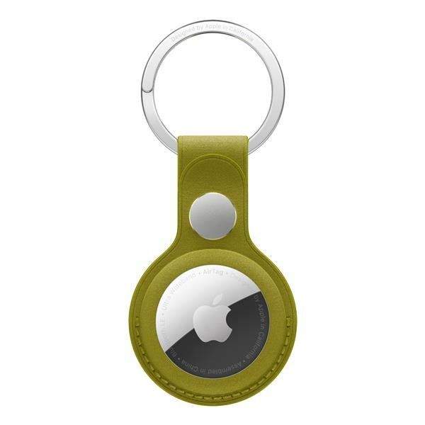 Apple Portachiavi AirTag in tessuto FineWoven - Verde chartreuse